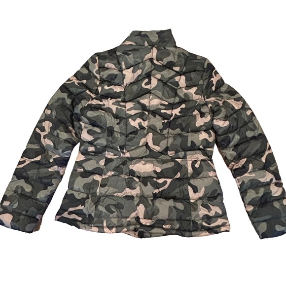 Ci Sona Camouflage Quilted Puffer Jacket M - Picture 7 of 10